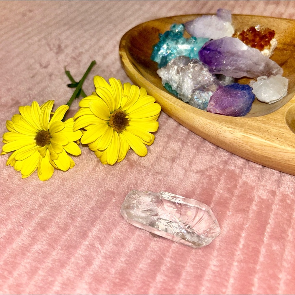 Clear Quartz Crystal Magnet Small Decorative Clear Magnet